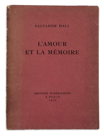 (SURREALISM.) Dalí, Salvador. lAmour et la Mémoire.